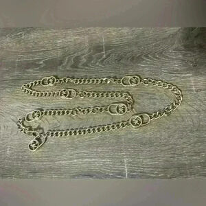 MK S/M Gold Tone Belt